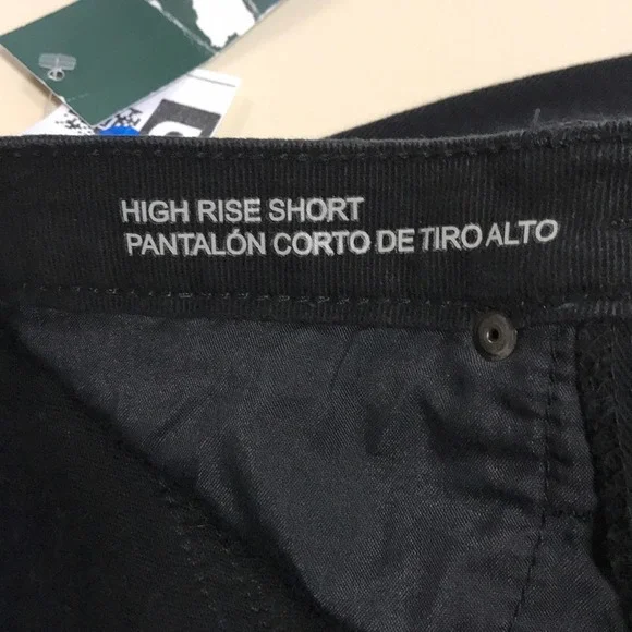 Wild Fable Black High Rise 11'' Inseam Denim Shorts - Picture 5 of 6